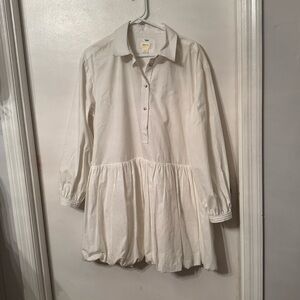 Anthropologie Maeve Cream Dress